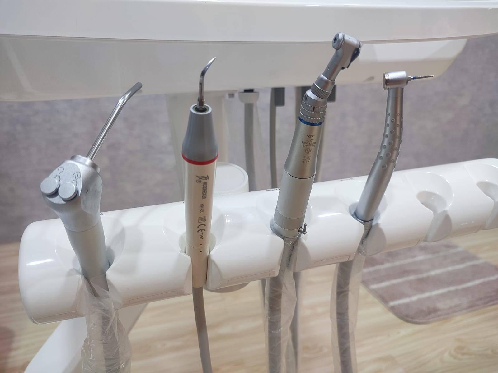 Professional dental instruments — precision handpieces at Credence High Dental Care